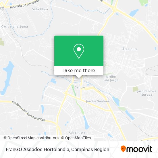 FranGO Assados Hortolândia map