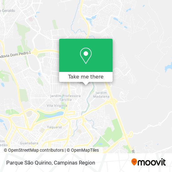 Parque São Quirino map