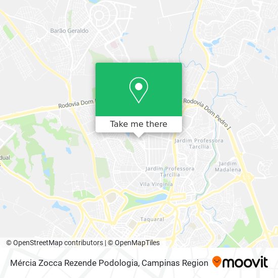 Mércia Zocca Rezende Podologia map