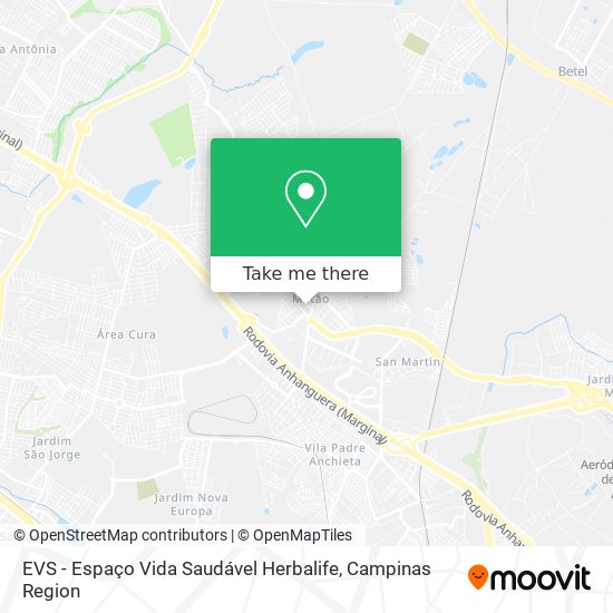 EVS - Espaço Vida Saudável Herbalife map