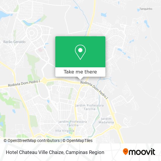 Hotel Chateau Ville Chaize map