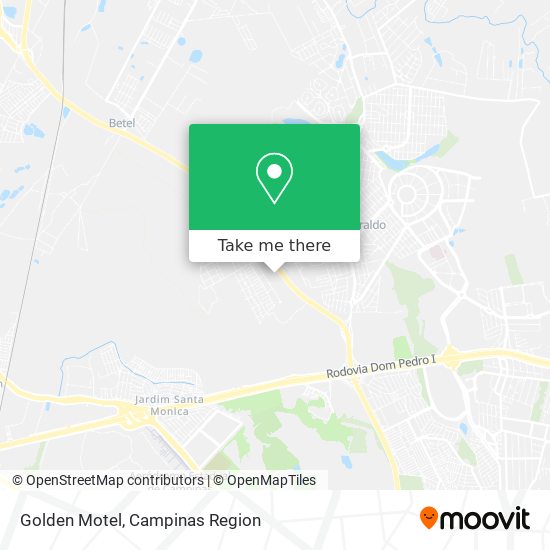 Golden Motel map