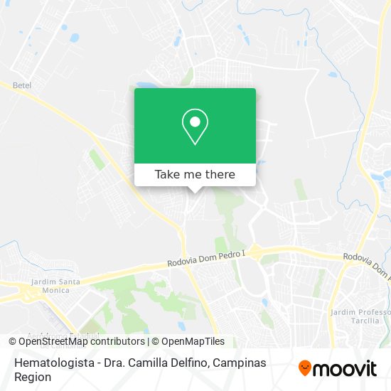 Mapa Hematologista - Dra. Camilla Delfino