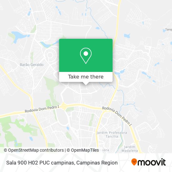 Sala 900 H02 PUC campinas map
