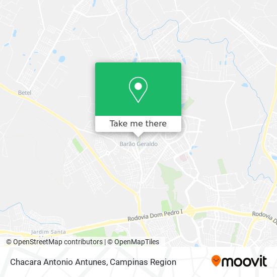 Chacara Antonio Antunes map