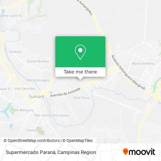 Supermercado Paraná map