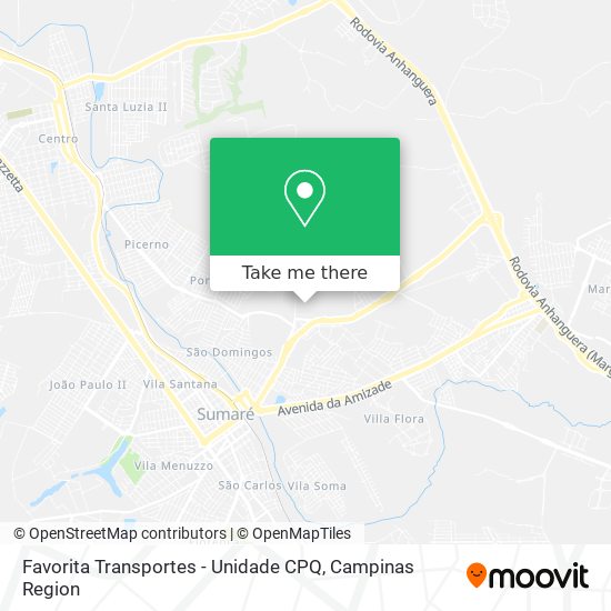 Favorita Transportes - Unidade CPQ map