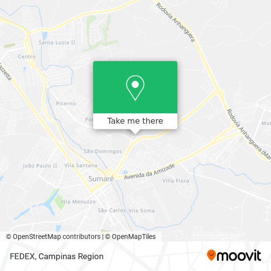 FEDEX map