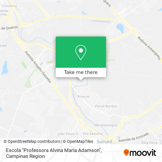 Escola "Professora Alvina Maria Adamson" map