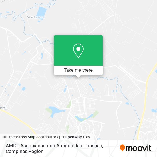 Mapa AMIC- Associaçao dos Amigos das Crianças