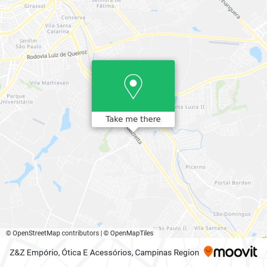 Z&Z Empório, Ótica E Acessórios map