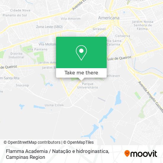 Flamma Academia / Natação e hidroginastica map