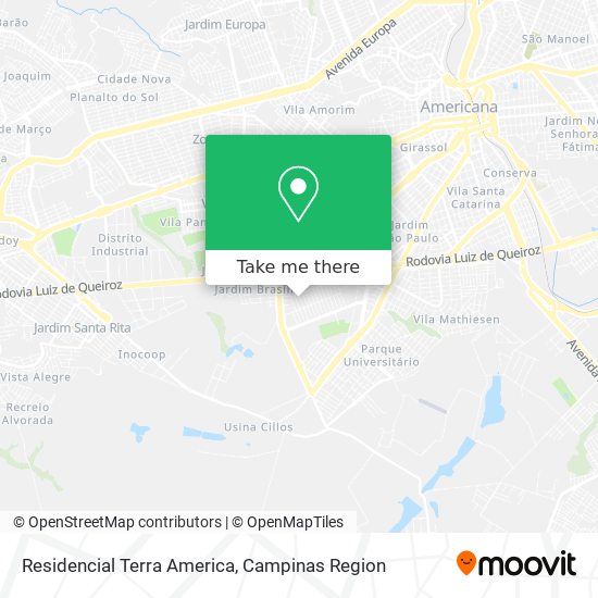 Residencial Terra America map