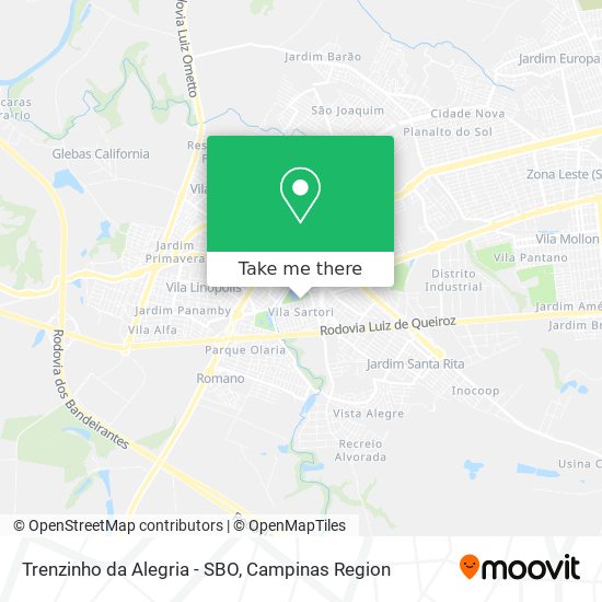 Trenzinho da Alegria - SBO map