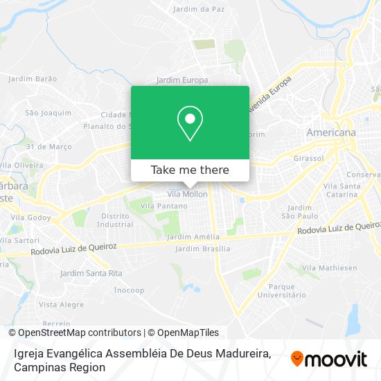 Igreja Evangélica Assembléia De Deus Madureira map