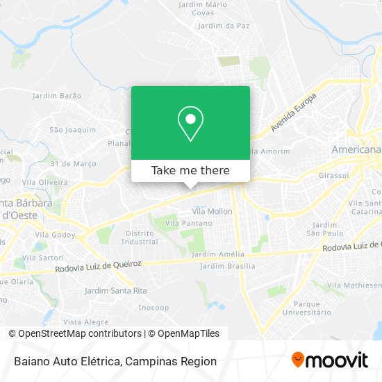 Baiano Auto Elétrica map