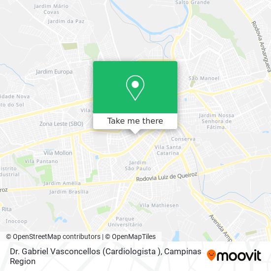 Mapa Dr. Gabriel Vasconcellos  (Cardiologista )