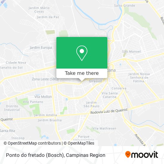 Ponto do fretado (Bosch) map