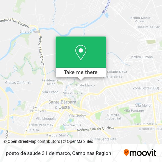 posto de saude 31 de marco map