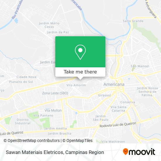 Sawan Materiais Eletricos map