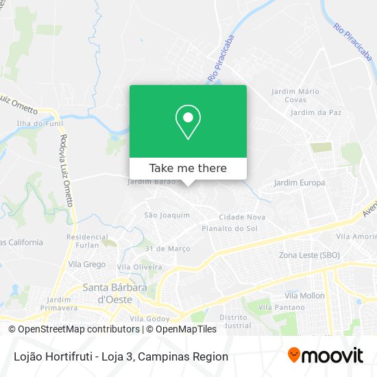 Lojão Hortifruti - Loja 3 map