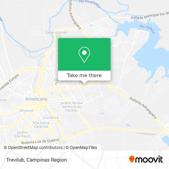 Trevilub map