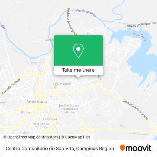 Centro Comunitário do São Vito map