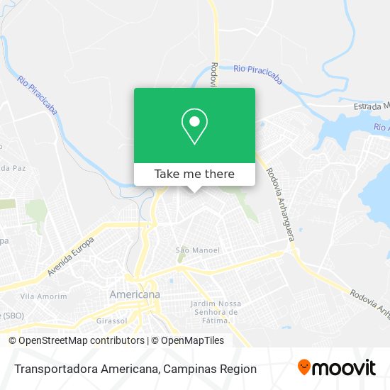 Transportadora Americana map