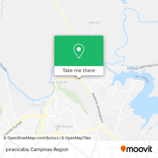 piracicaba map