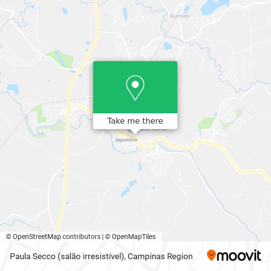 Paula Secco (salão irresistível) map