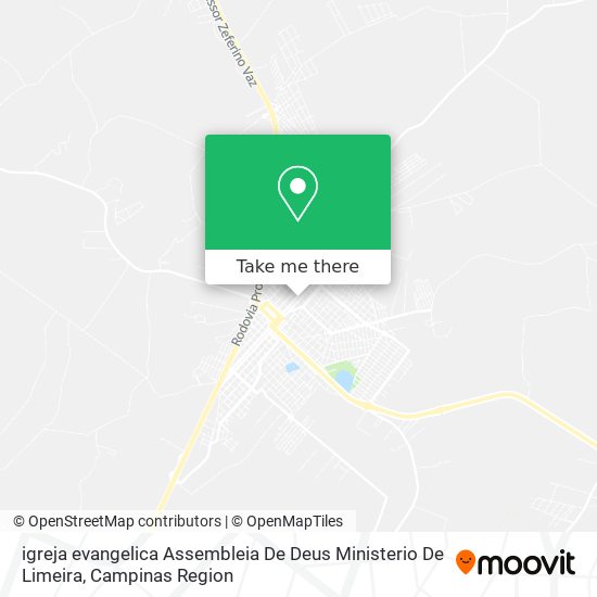 igreja evangelica Assembleia De Deus Ministerio De Limeira map