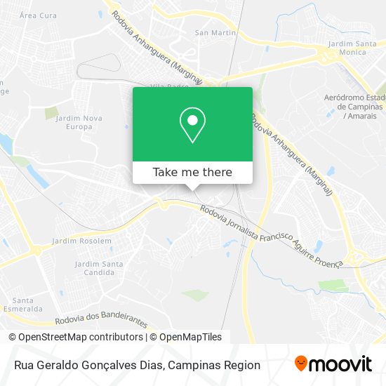 Rua Geraldo Gonçalves Dias map