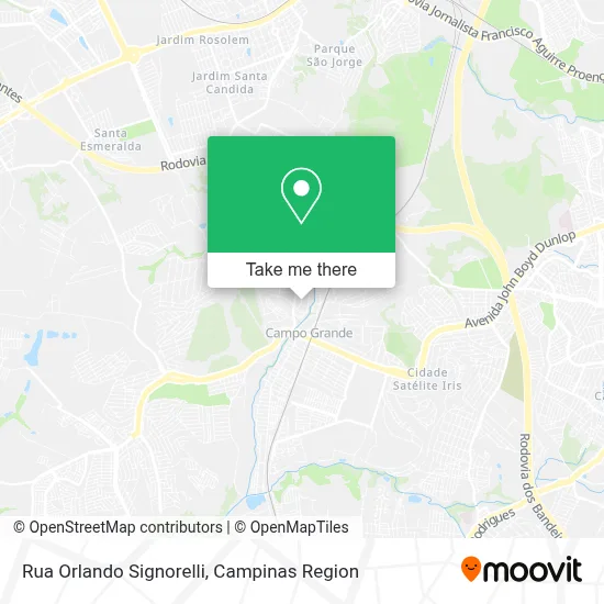 Rua Orlando Signorelli map