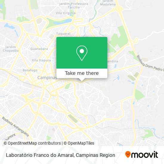 Laboratório Franco do Amaral map