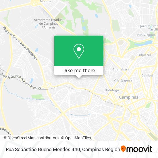 Mapa Rua Sebastião Bueno Mendes 440