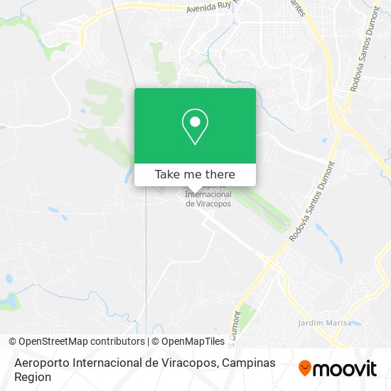 Aeroporto Internacional de Viracopos map