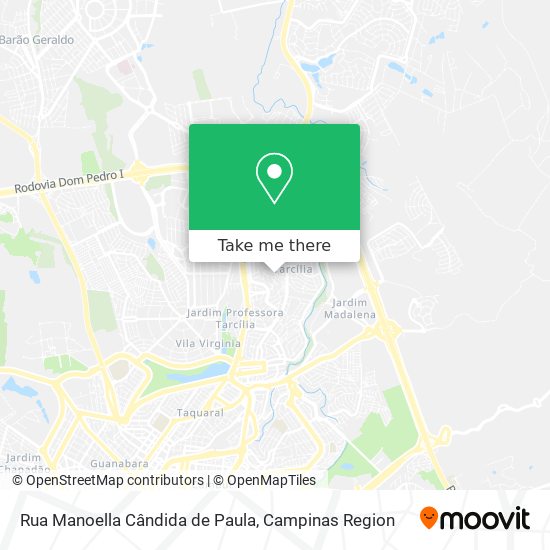 Rua Manoella Cândida de Paula map
