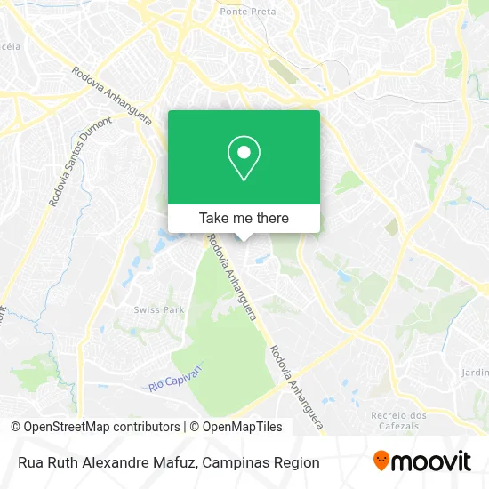 Rua Ruth Alexandre Mafuz map