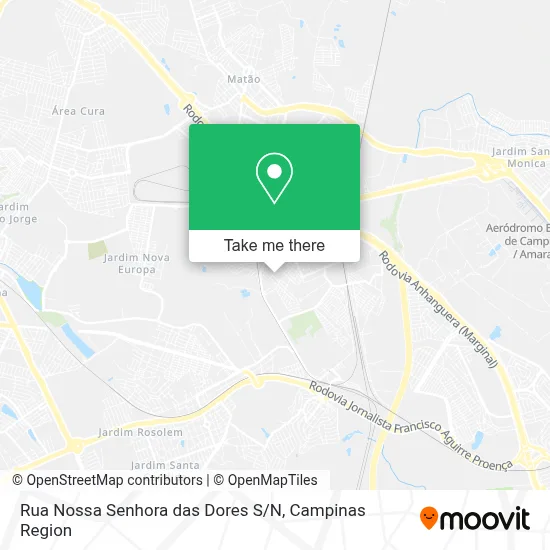 Rua Nossa Senhora das Dores S / N map
