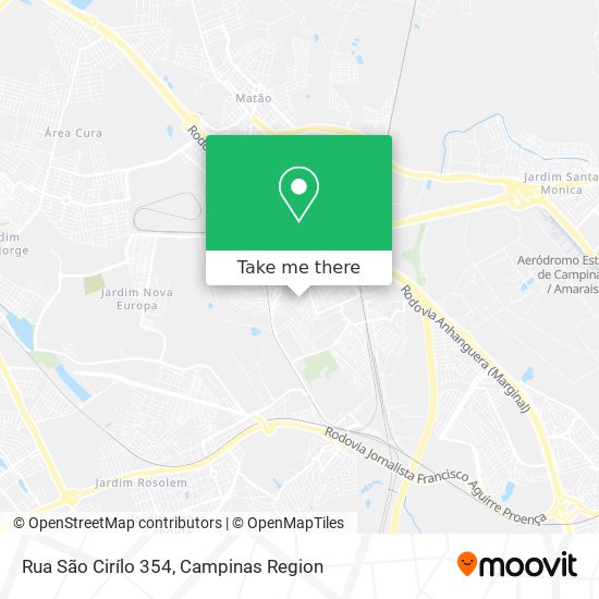 Rua São Cirílo 354 map