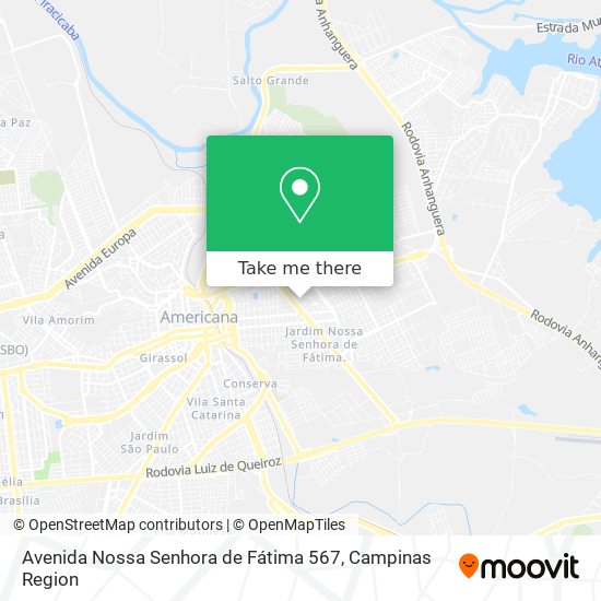 Avenida Nossa Senhora de Fátima 567 map