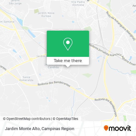 Mapa Jardim Monte Alto