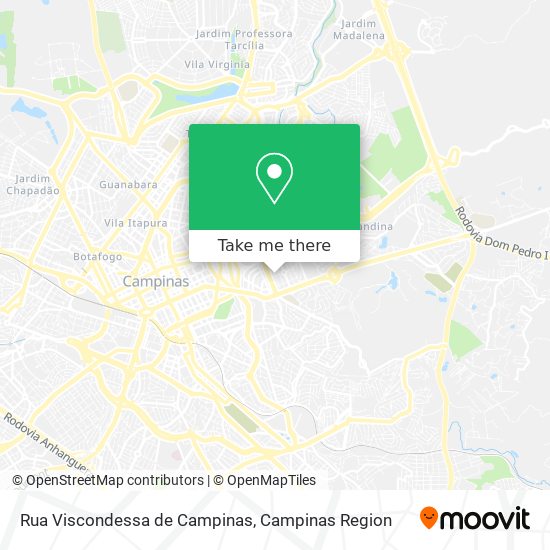 Rua Viscondessa de Campinas map