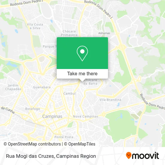 Rua Mogi das Cruzes map