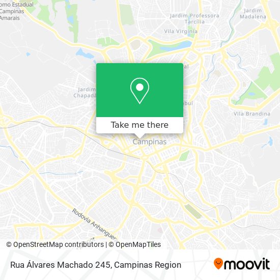 Mapa Rua Álvares Machado 245