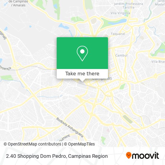 Mapa 2.40 Shopping Dom Pedro