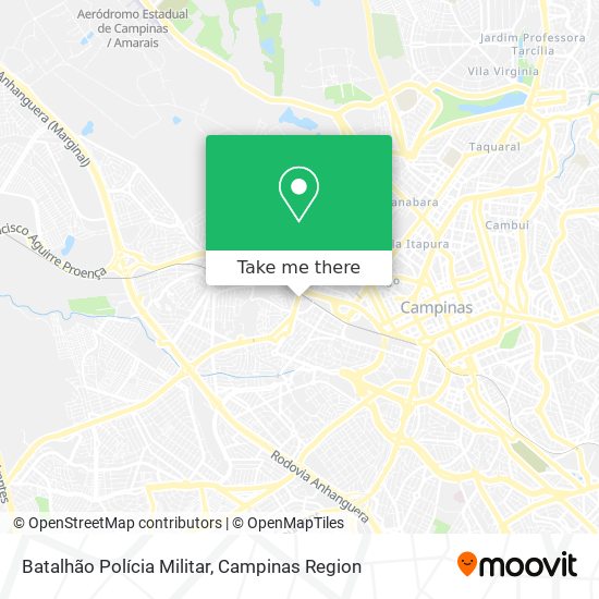 Batalhão Polícia Militar map