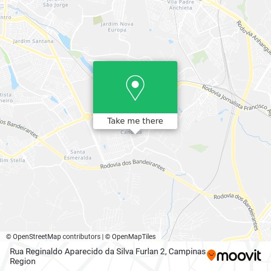 Rua Reginaldo Aparecido da Silva Furlan 2 map