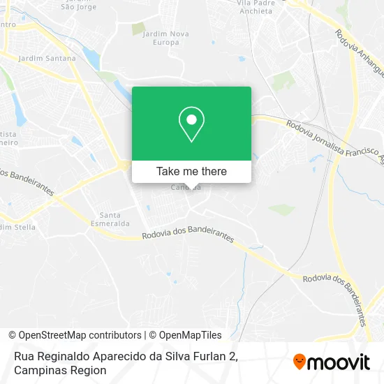 Rua Reginaldo Aparecido da Silva Furlan 2 map