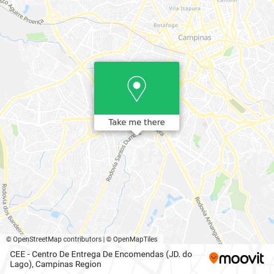 CEE - Centro De Entrega De Encomendas (JD. do Lago) map